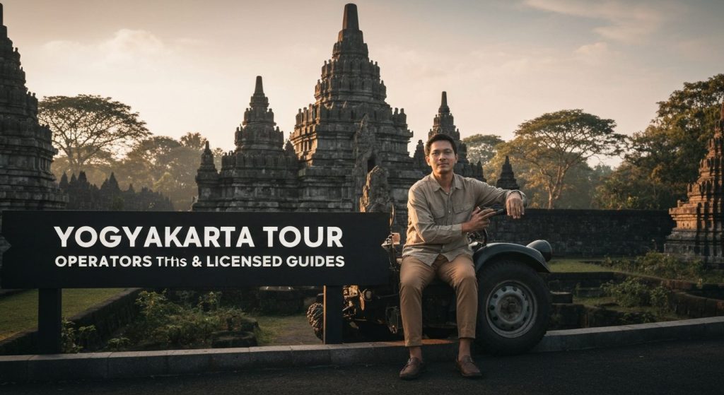 yogyakarta tour operators licensed guides — Photorealistic editorial travel photograph relevant to: The clearest plannin