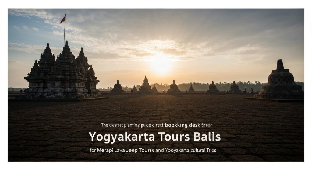 yogyakarta tours from bali — Photorealistic editorial travel photograph relevant to: The clearest planning guide and dir